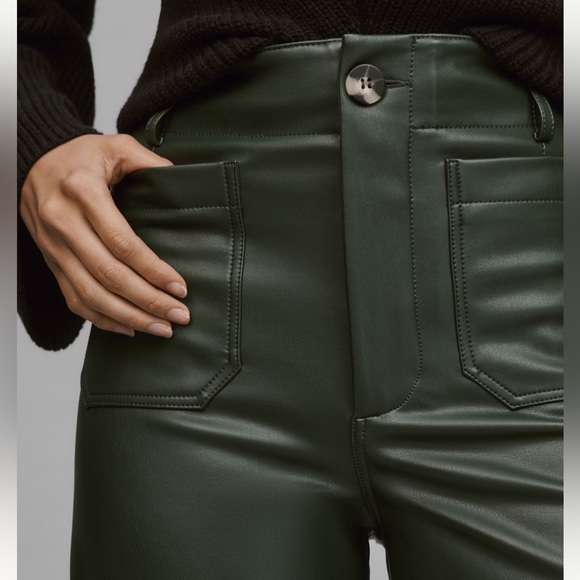 The Colette Cropped Wide-Leg Faux Leather
Pants by Maeve NWT Size 25 - Picture 3 of 6